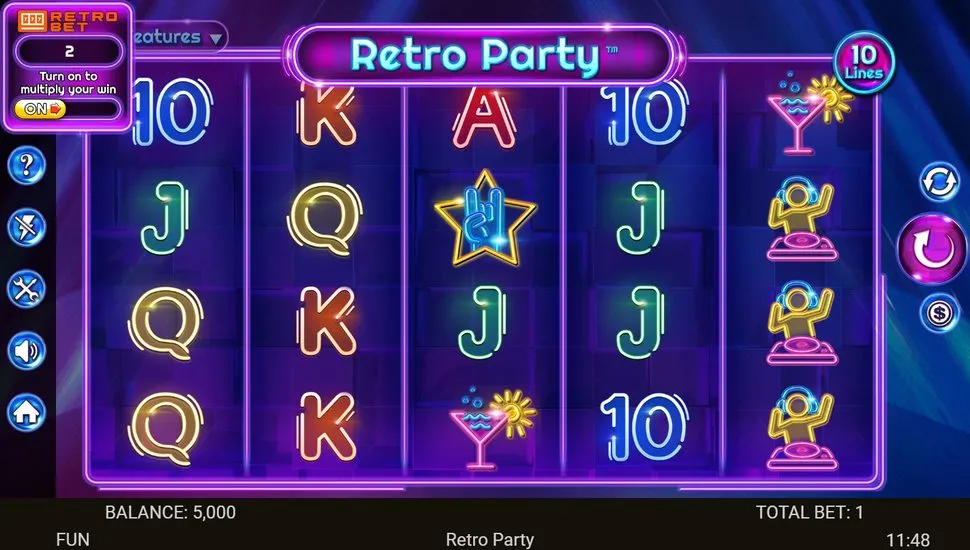 Hrát zdarma Retro Party