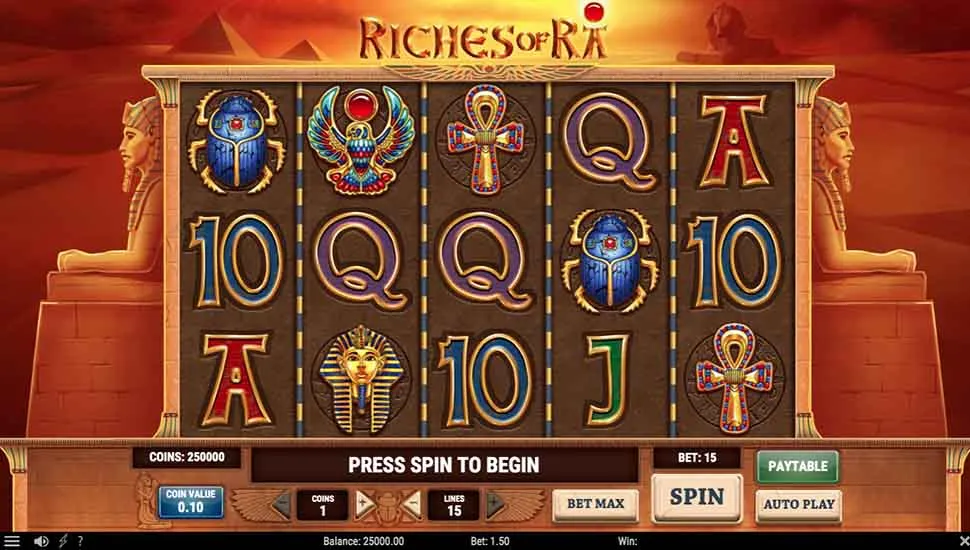 Hrát zdarma Riches of Ra Slot