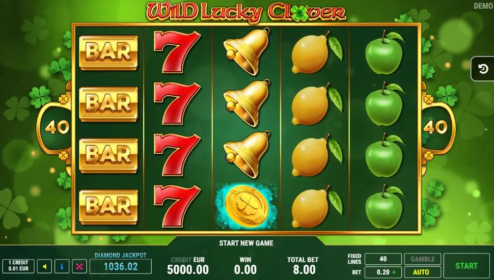 Hrát zdarma Wild Lucky Clover