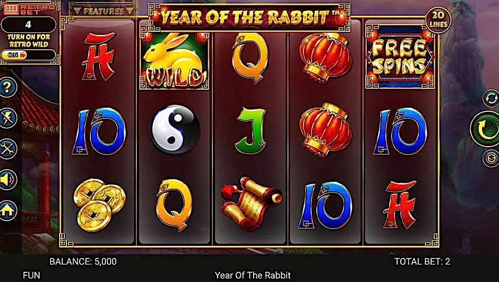 Hrát zdarma Year of the Rabbit Retro Gaming