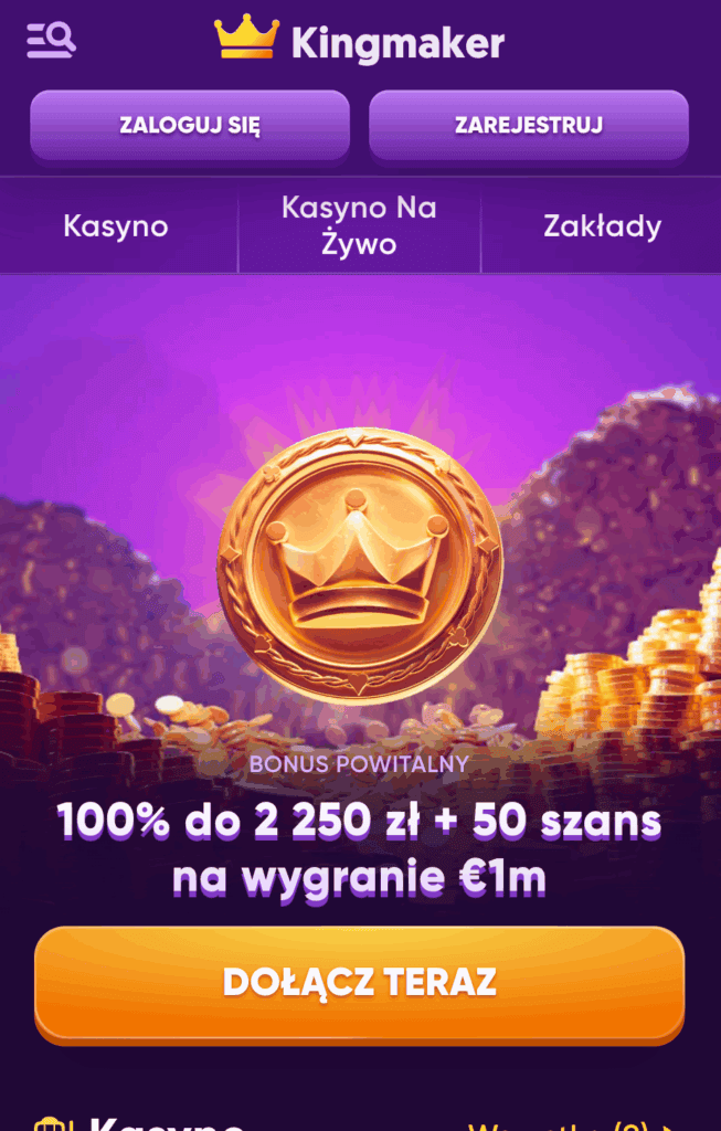 Klikněte na náš odkaz Kingmaker