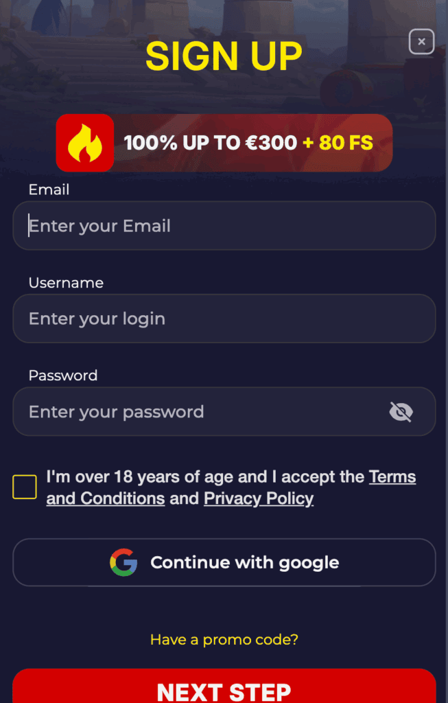 Vyplňte registrační formulář