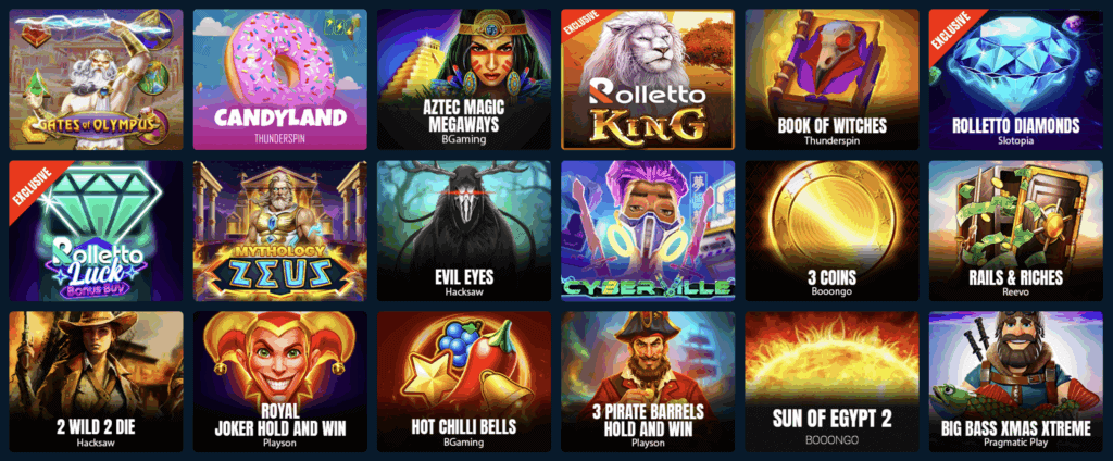 Rolletto Casino - výherní automaty