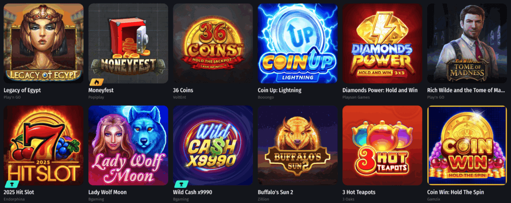 Winshark casino sloty