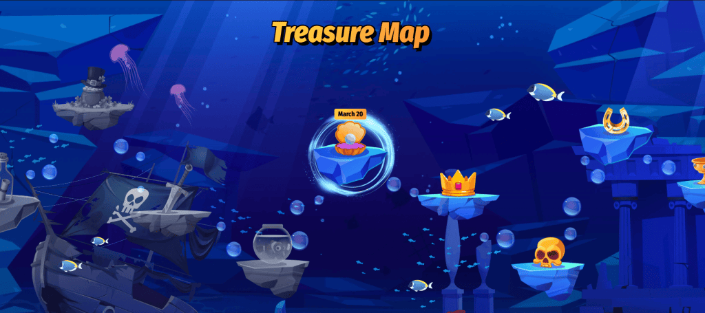 Winshark treasure map