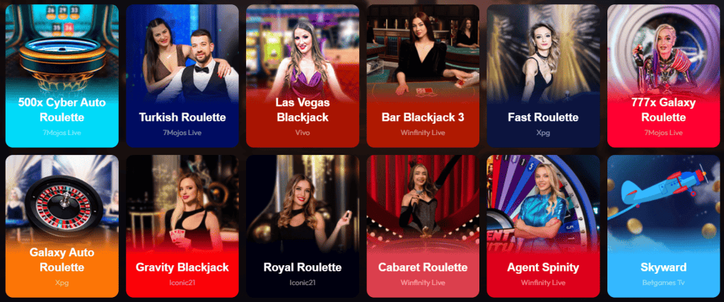 Mad Casino live casino