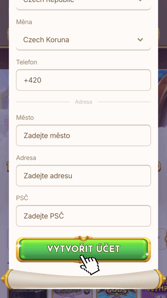 Dokončete registraci a začněte využívat veškerých výhod