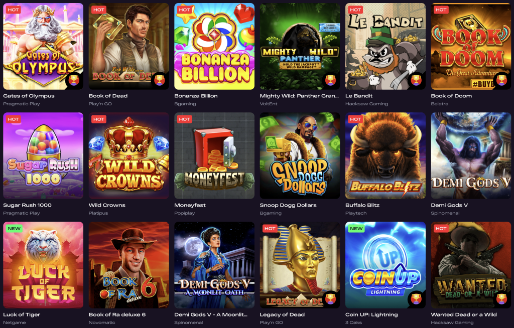 Glitchspin Casino - Výherní automaty