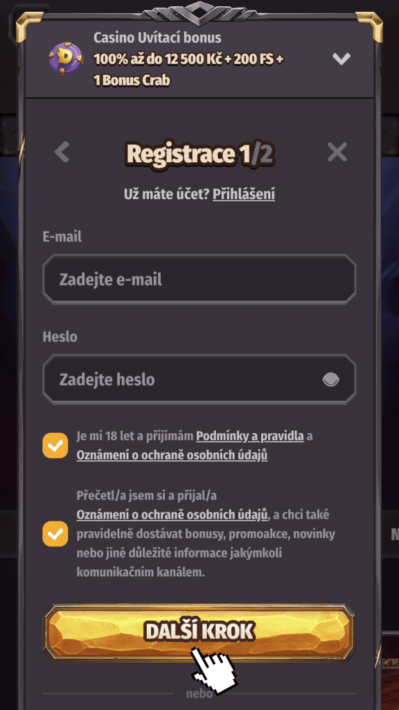 Doplňte základní údaje