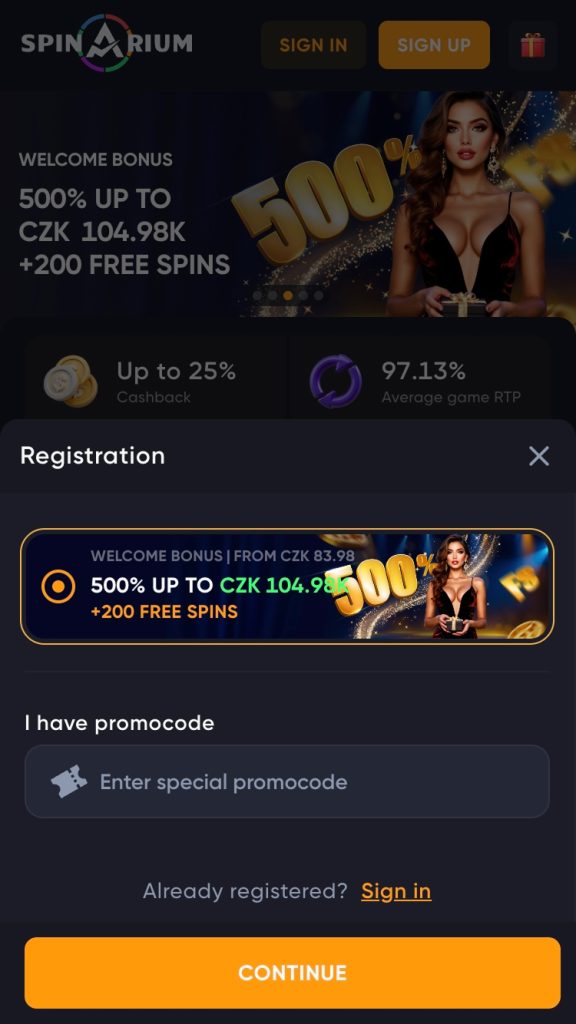 Vyberte si bonus o jaký máte zájem