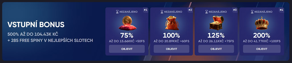 Spinario uvítací bonus 2