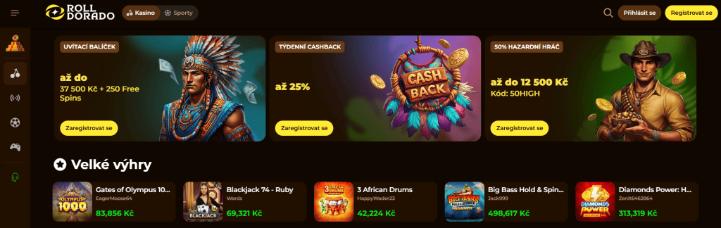 Rolldorado stránka