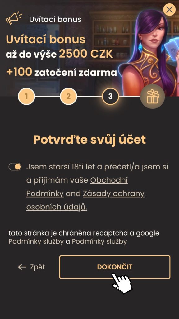 Potvrďte svůj účet