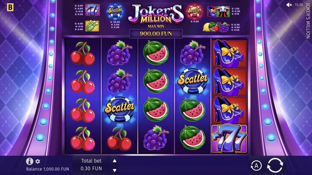 Hrát zdarma Joker’s Million