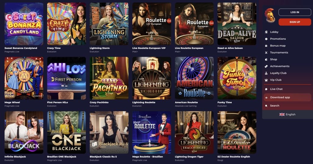 Slota Live casino