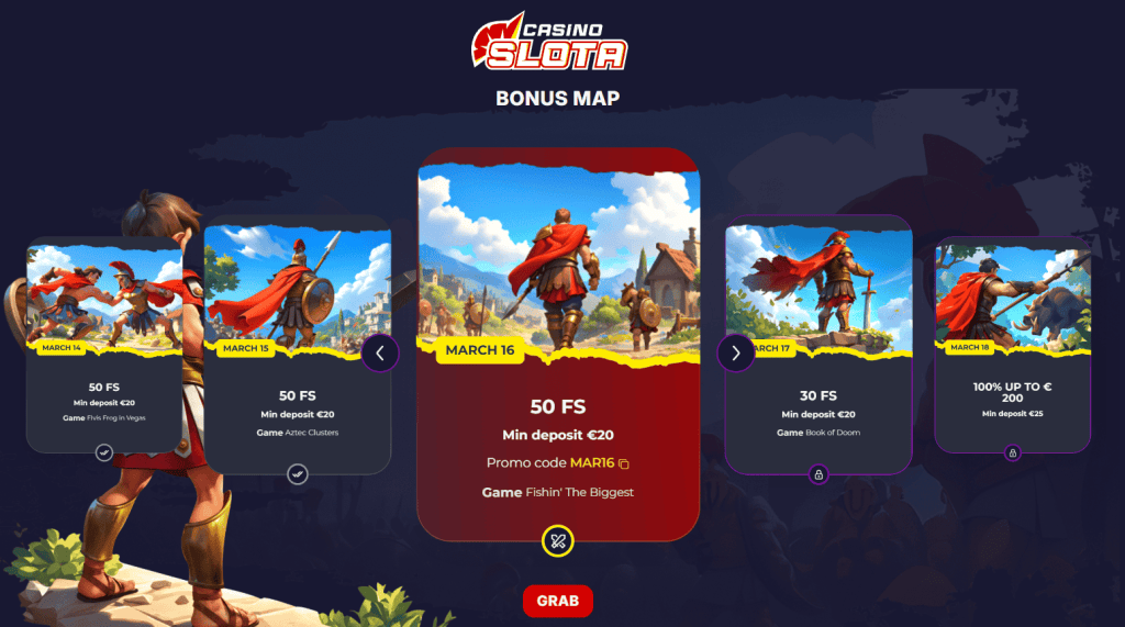 Slota Bonus Map
