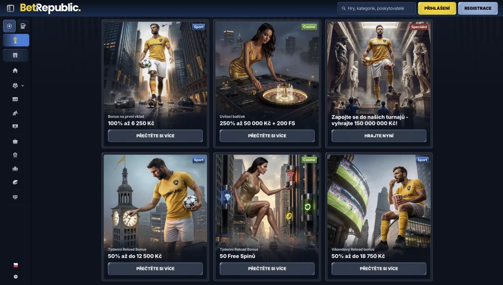 Bonusy BetRepublic