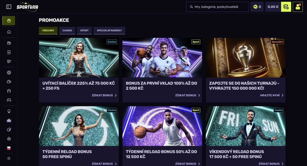 Bonusy Sportuna