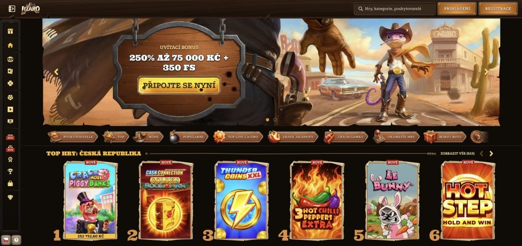Lizaro Casino recenze