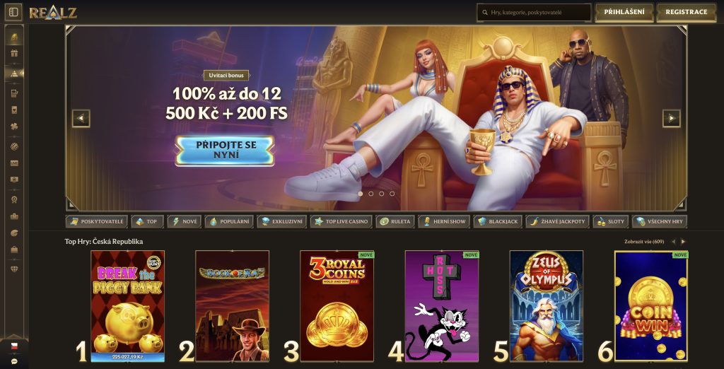 Realz casino recenze