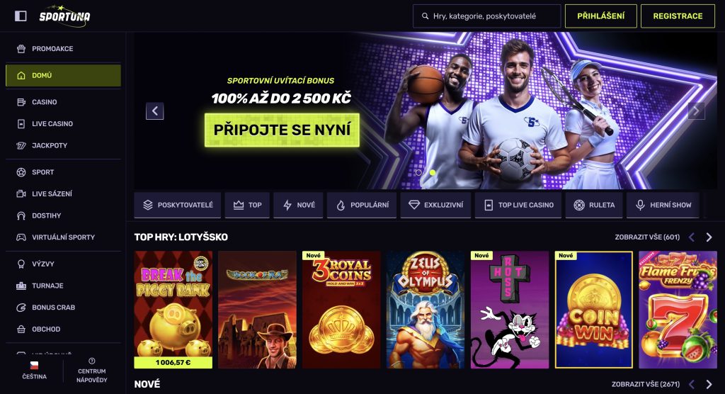 Recenze Sportuna Casino