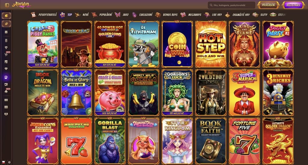 Alawin casino a hry