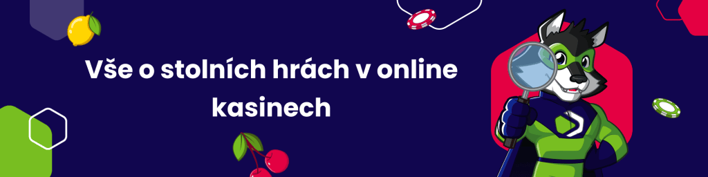 Vše o stolních hrách v online kasinech