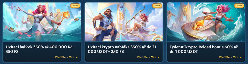 Bonus za vklad v kasinu Casea