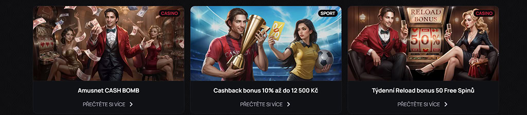 Opakující se bonusy kasina Casinova
