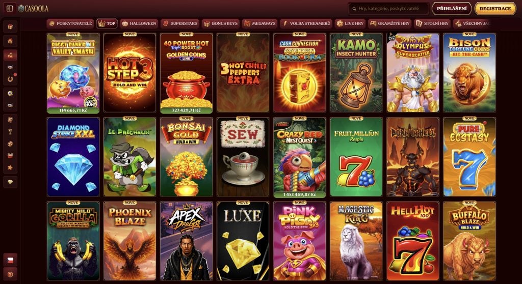 Casoola Casino - výherní automaty