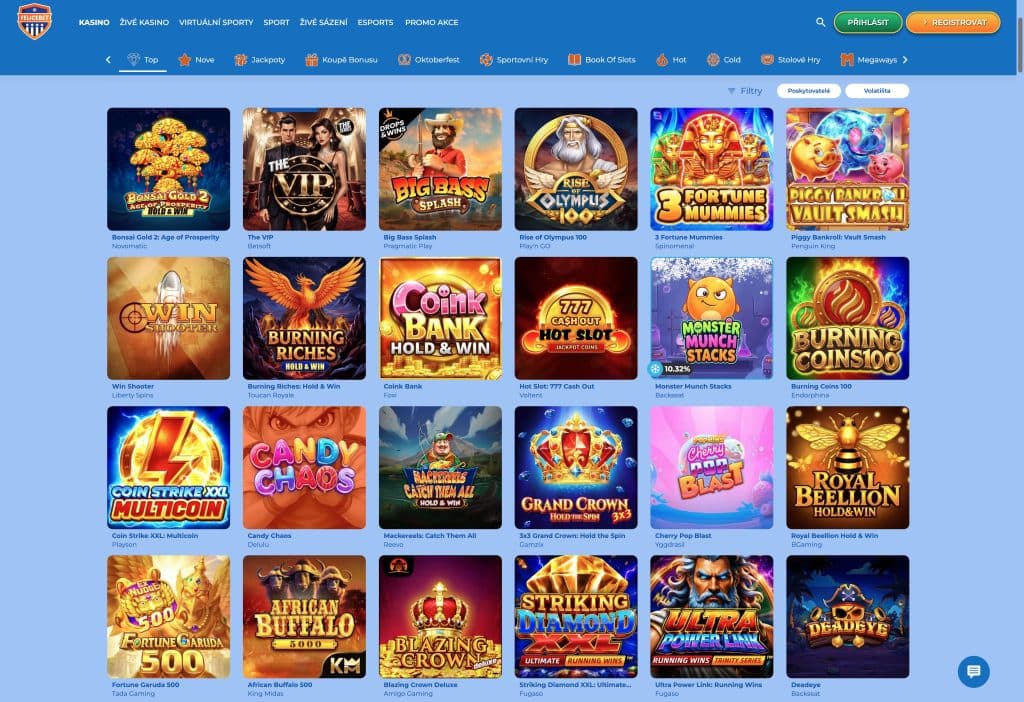 FeliceBet casino - online výherní automaty