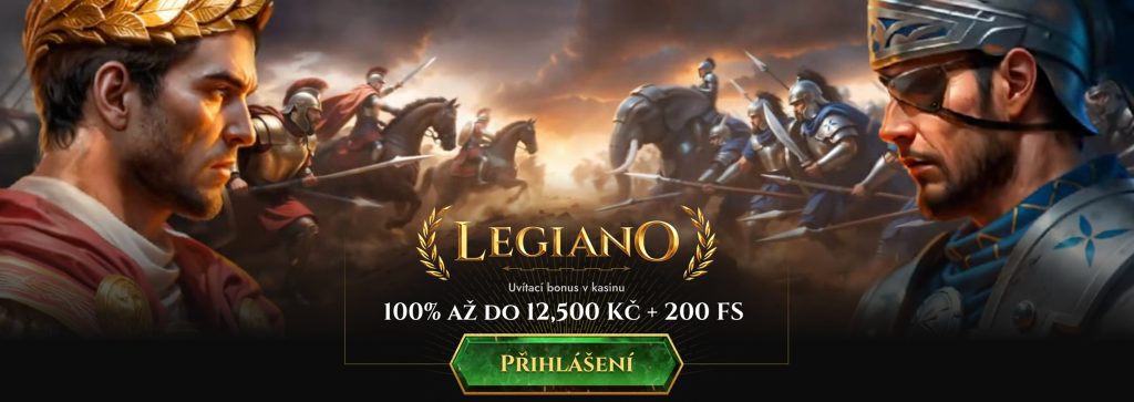 Legiano casino – uvítací bonus