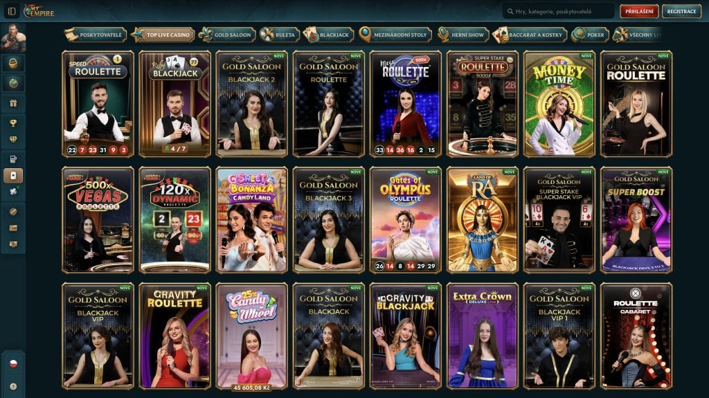 MyEmpire Casino Live casino