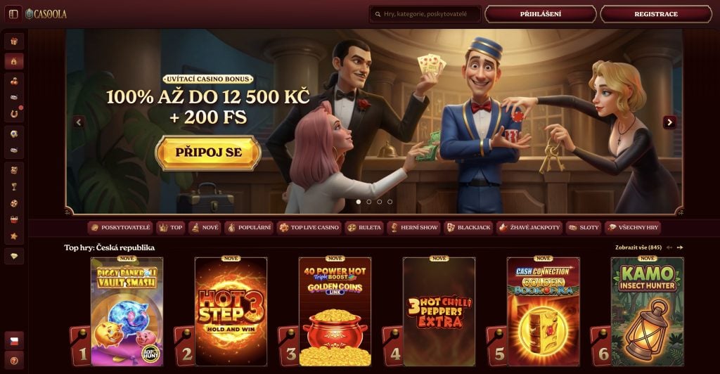 Recenze kasina Casoola